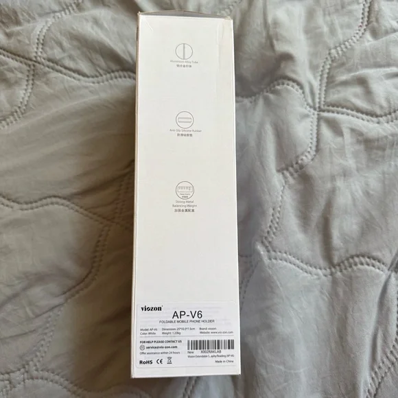 Foldable mobile phone holder multifunction box